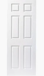 PREMDOR 6 PANEL MOULDED TEXTURED STANDARD CORE 762MM X 1981MM X 35MM
