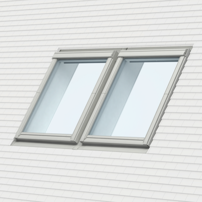 EKP SK06 4021E Side-by-side installation package, plain tiles, 114x118, 100mm gap