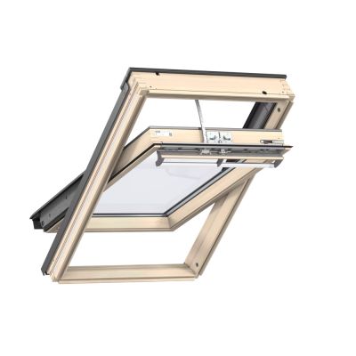 VELUX INTEGRA Solar Powered Centre-Pivot Roof Windows Pine 78x118cm GGL MK06 307030