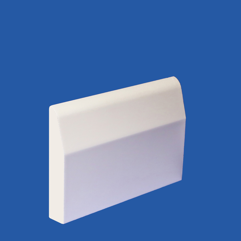 Chamfered and Rounded Primed Moisture Resistant MDF Profile 5.49 Mtr 18mm x 117mm