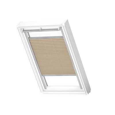 FHL MK27 1277SWL Pleated blind, Dusty sand, White line
