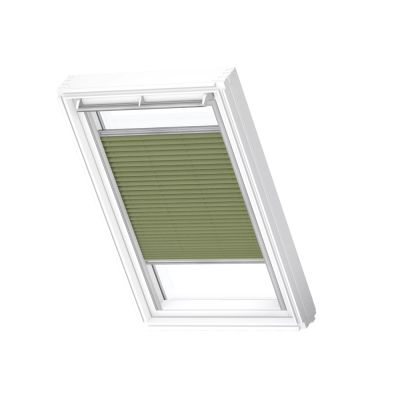 FHL FK04 1280SWL Pleated blind, Forest green, White line