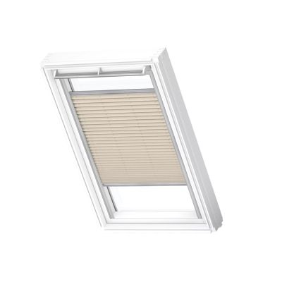 FHL FK04 1283SWL Pleated blind, Light beige, White line