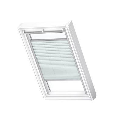 FHL FK04 1285SWL Pleated blind, Soft blue, White line