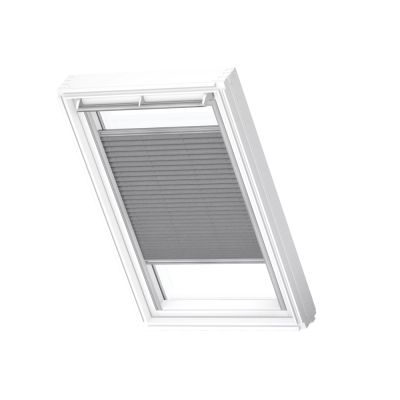 FHL CK01 1282SWL Pleated blind, Dark grey, White line