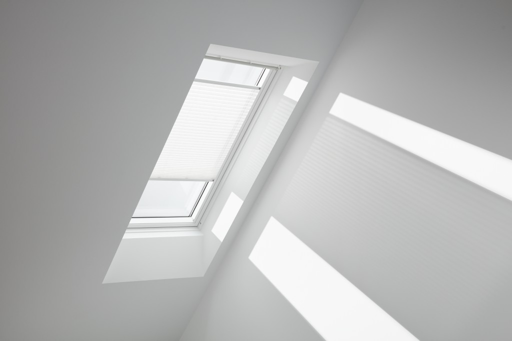 FHL C04 1016SWL Pleated blind, White, White line — image 2