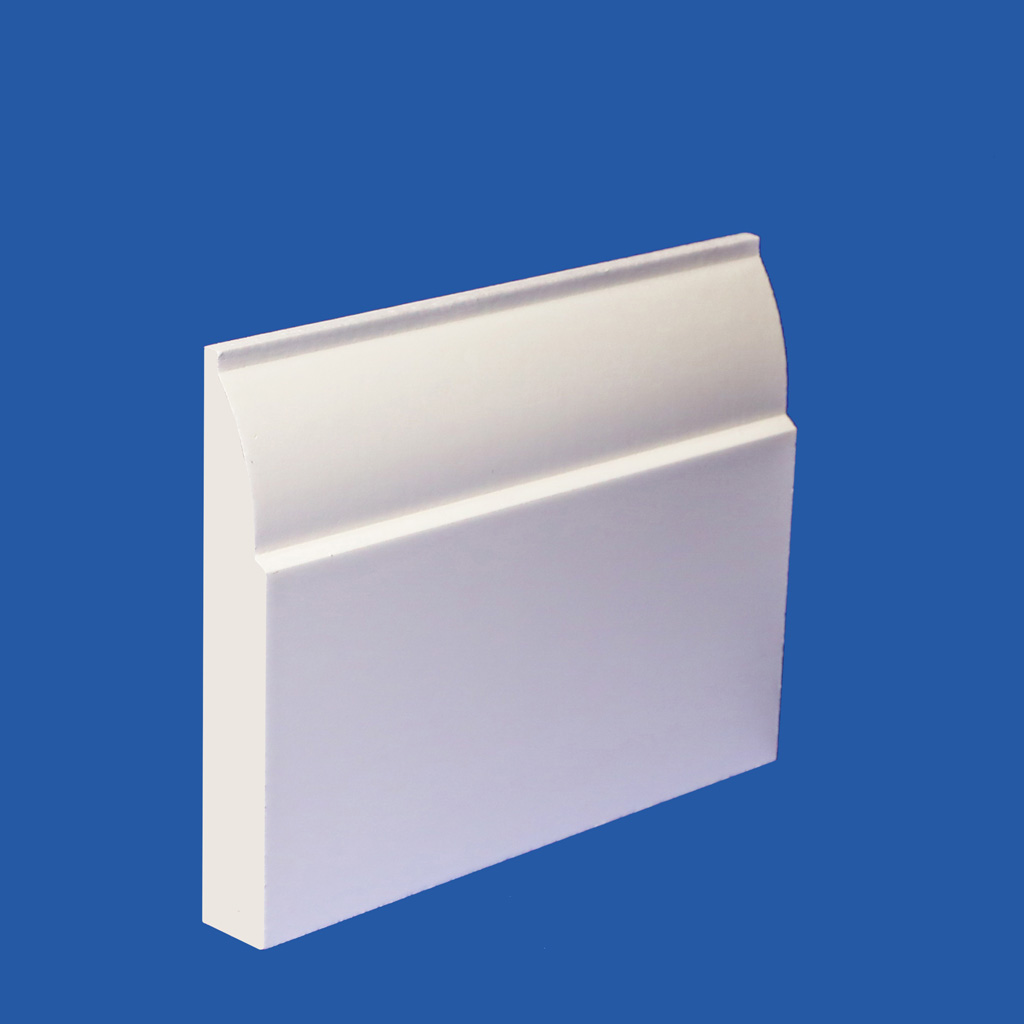 Ovolo Primed Moisture Resistant MDF Profile 5.49 Mtr 18mm x 117mm